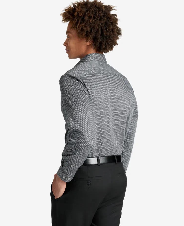 Slim-Fit Button-Down Stretch Dress Shirt with TEK FIT>Kenneth Cole New