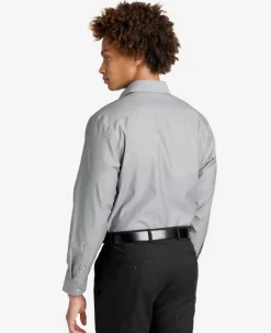 Slim-Fit Button-Down Stretch Dress Shirt with TEK FIT><noscript><img width=