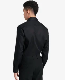 Slim-Fit Button-Down Stretch Dress Shirt with TEK FIT><noscript><img width=
