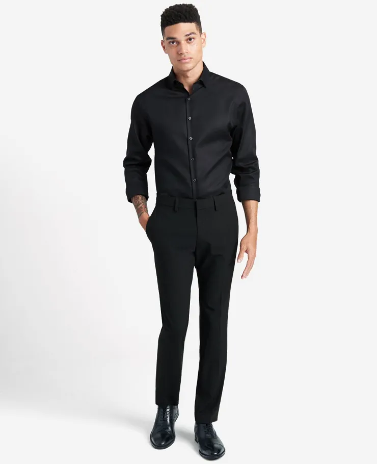 Slim-Fit Button-Down Stretch Dress Shirt with TEK FIT>Kenneth Cole Discount