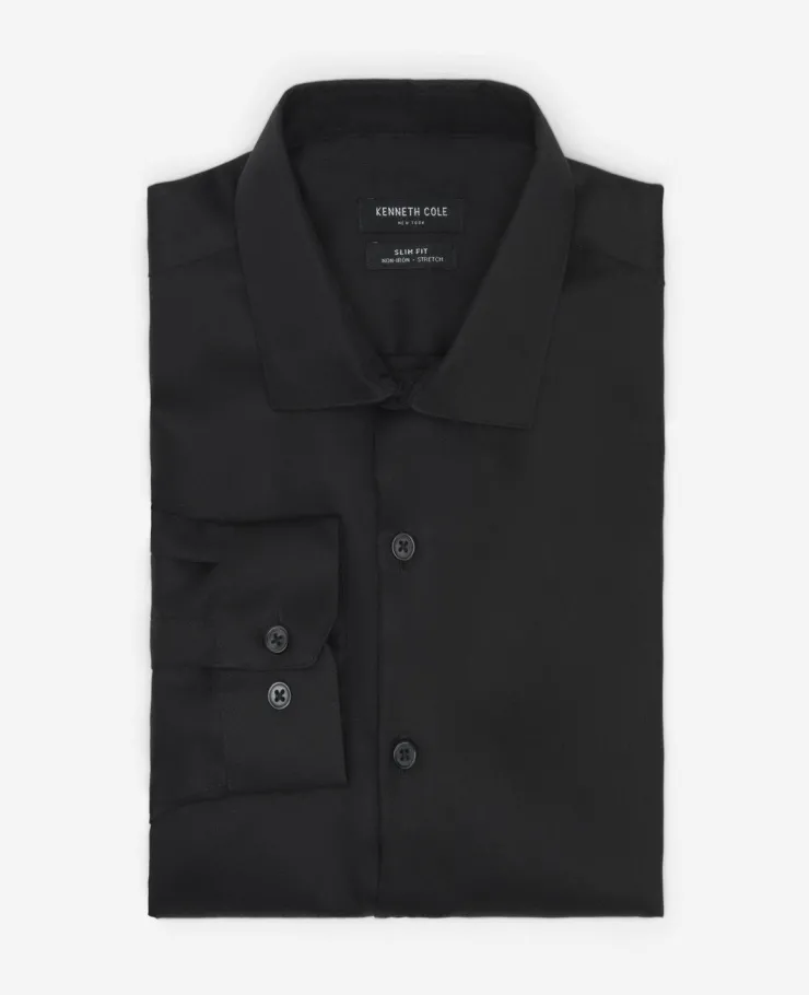 Slim-Fit Button-Down Stretch Dress Shirt with TEK FIT>Kenneth Cole Discount