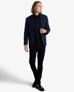 Slim-Fit Seersucker Striped Sport Coat><noscript><img width=