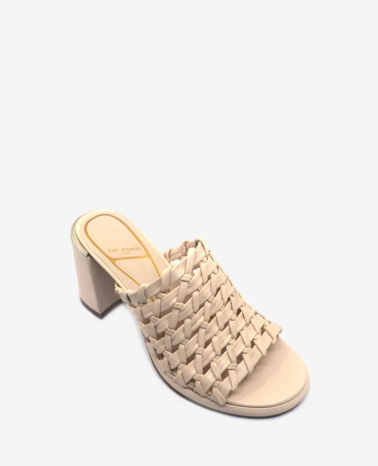 Solara Leather Woven Heel Sandal>Kenneth Cole Best