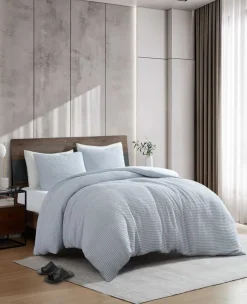 Solid Waffle Duvet Cover Set><noscript><img width=