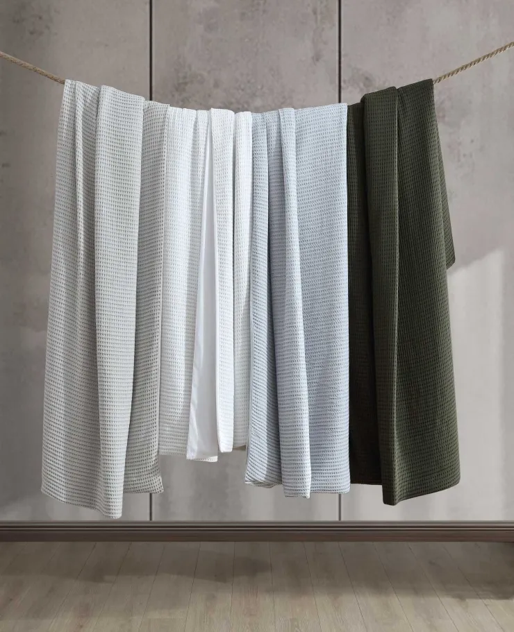 Solid Waffle Duvet Cover Set>Kenneth Cole New