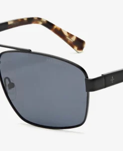 Square Metal Navigator Sunglasses><noscript><img width=