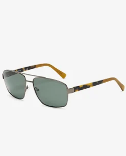 Square Metal Navigator Sunglasses>Kenneth Cole Hot