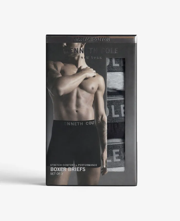 Stretch Boxer Briefs 3-Pack>Kenneth Cole Discount