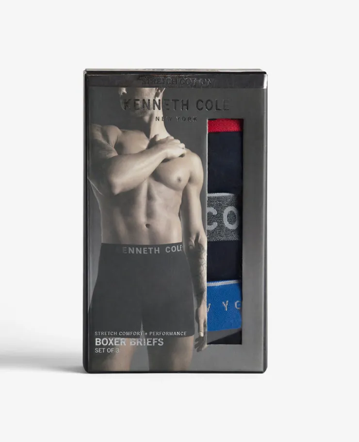 Stretch Boxer Briefs 3-Pack>Kenneth Cole Hot