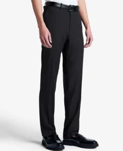 Stretch Mini Grid Slim-Fit TECHNI-COLE Dress Pant>Kenneth Cole Clearance