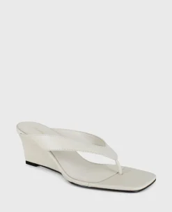 Susannah Leather Thong Wedge Sandal><noscript><img width=