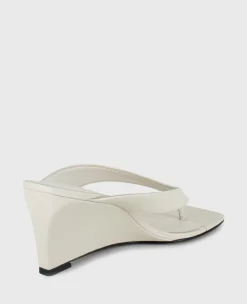 Susannah Leather Thong Wedge Sandal><noscript><img width=