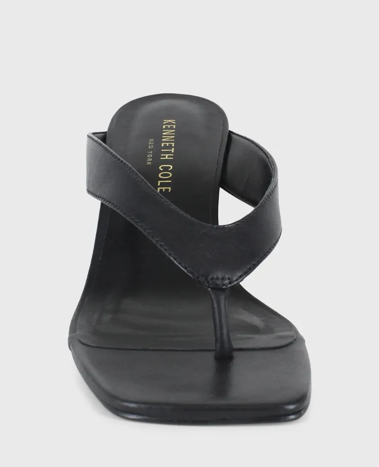 Susannah Leather Thong Wedge Sandal>Kenneth Cole Outlet