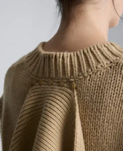 Sweater Vest With Detachable Scarf><noscript><img width=