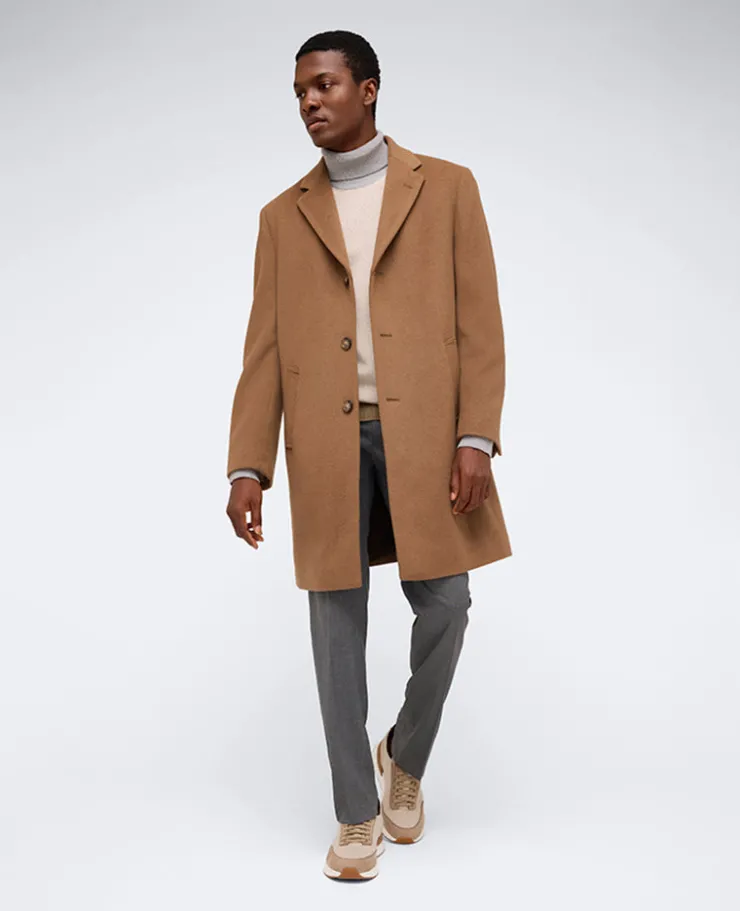 The Classic Fit Overcoat>Kenneth Cole Hot