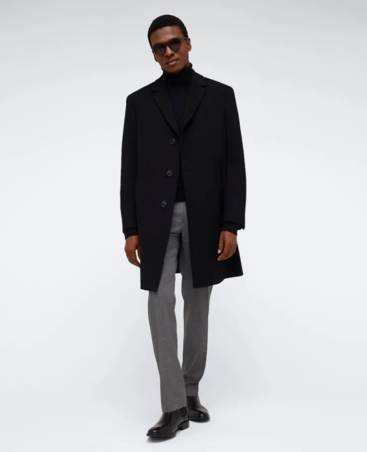 The Classic Fit Overcoat>Kenneth Cole Online
