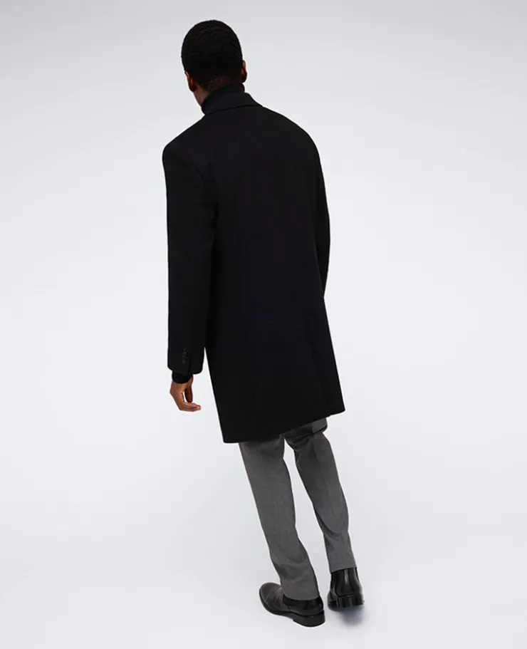 The Classic Fit Overcoat>Kenneth Cole Online