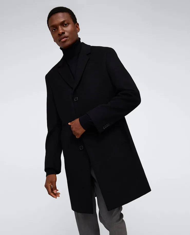 The Classic Fit Overcoat>Kenneth Cole Online