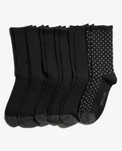 Tiny Dot Crew Socks 6-Pack>Kenneth Cole Outlet