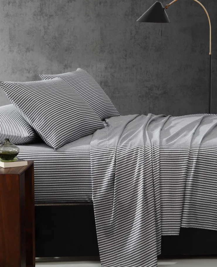 Twill Stripe Texture Sheet Set>Kenneth Cole Online