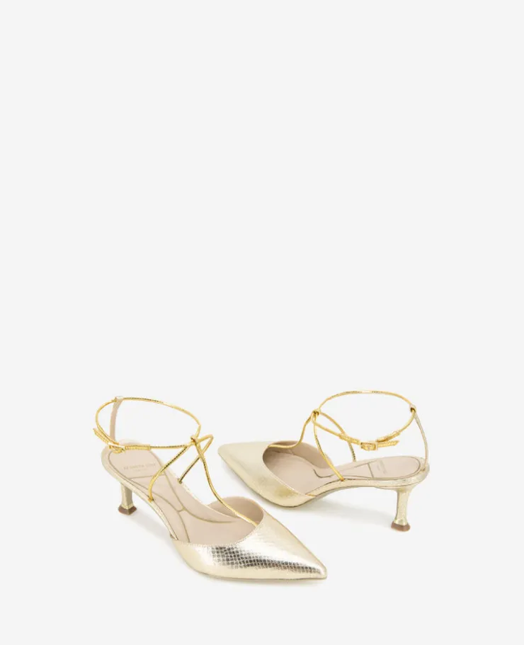 Umi T-Strap Metallic Heel>Kenneth Cole Online