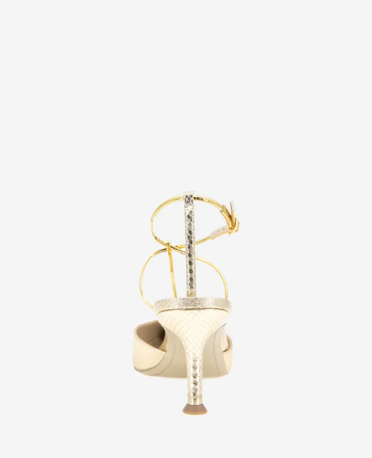 Umi T-Strap Metallic Heel>Kenneth Cole Online