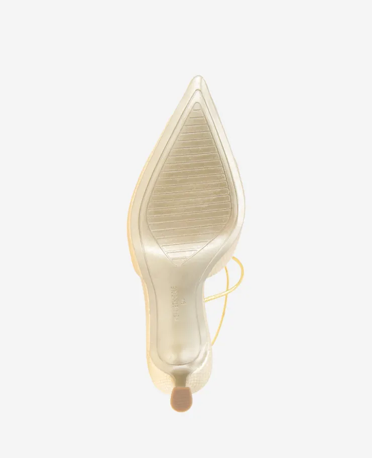 Umi T-Strap Metallic Heel>Kenneth Cole Online