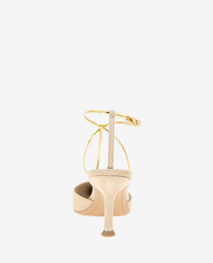 Umi T-Strap Suede Heel>Kenneth Cole Outlet