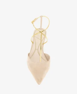 Umi T-Strap Suede Heel><noscript><img width=