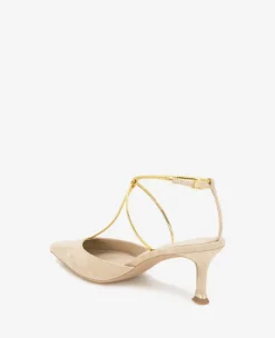 Umi T-Strap Suede Heel><noscript><img width=