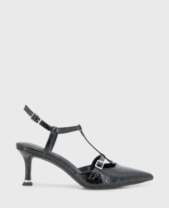 Urka Crinkle Patent Slingback Heel>Kenneth Cole Clearance