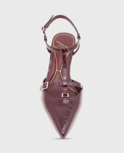 Urka Crinkle Patent Slingback Heel><noscript><img width=