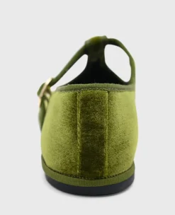 Verona Velvet T-Strap Mary Jane Flat><noscript><img width=