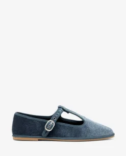 Verona Velvet T-Strap Mary Jane Flat>Kenneth Cole New