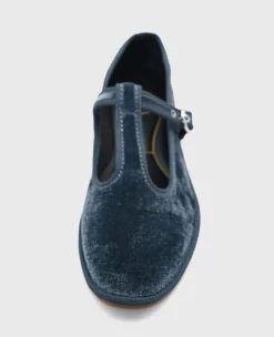 Verona Velvet T-Strap Mary Jane Flat><noscript><img width=