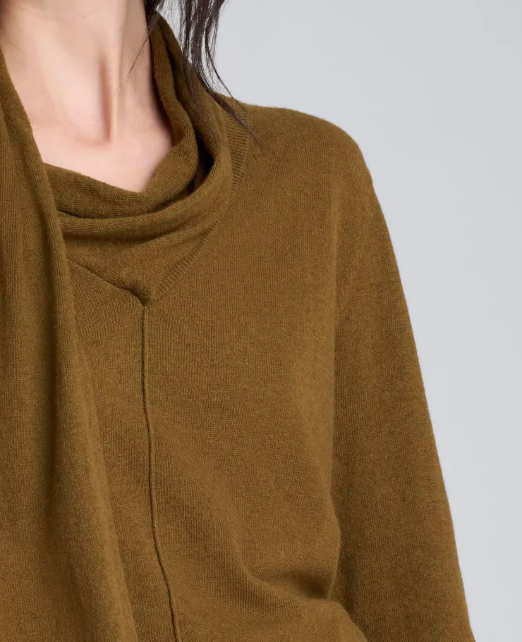 V-Neck Scarf Sweater>Kenneth Cole New