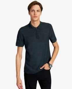 Zip-Up Knit Polo><noscript><img width=
